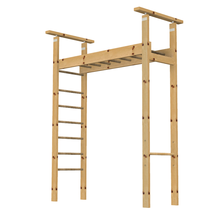 ミルフィー様完成写真雲梯うんてい+160cmボルダリング鉄棒登り棒 ミルフィー様完成写真雲梯うんてい+160cmボルダリング鉄棒登り棒